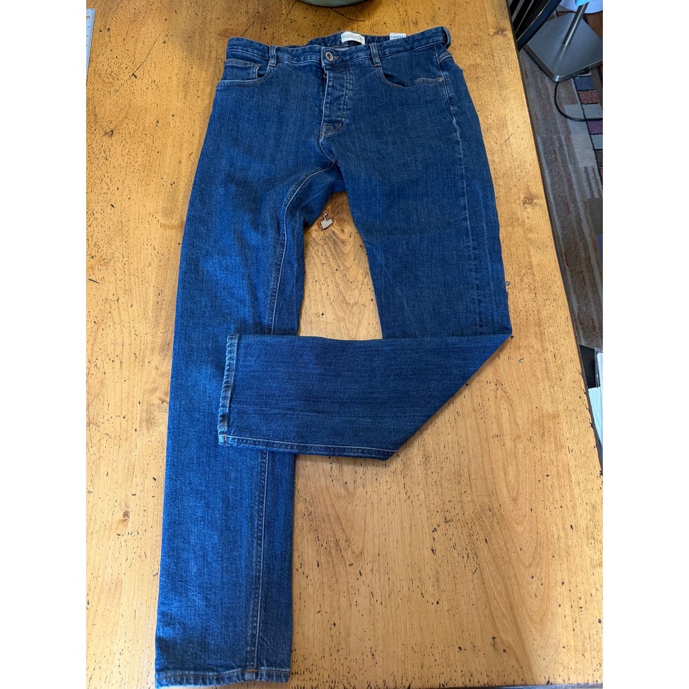 Suitsupply Candiani Selvedge 34/32 Mens Italian Premium Denim Jeans Blue
